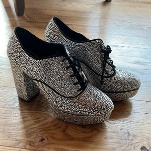 Gianni Bini bedazzled boots